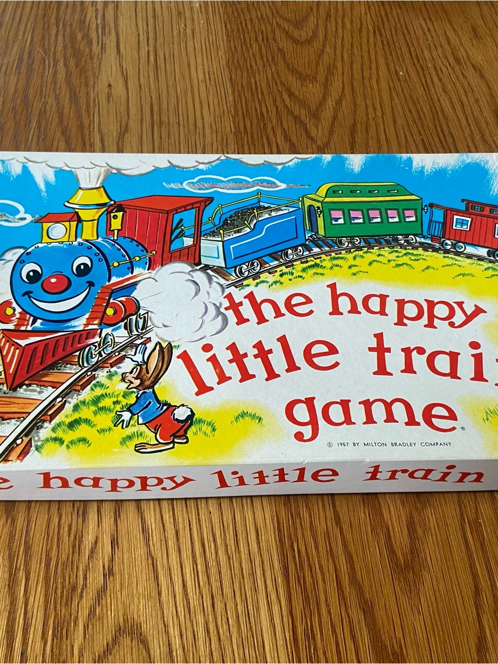 Vintage 1957 Milton Bradley The Happy Little Train Game - Board Game